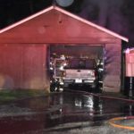 Oakland Cemetery shed burns